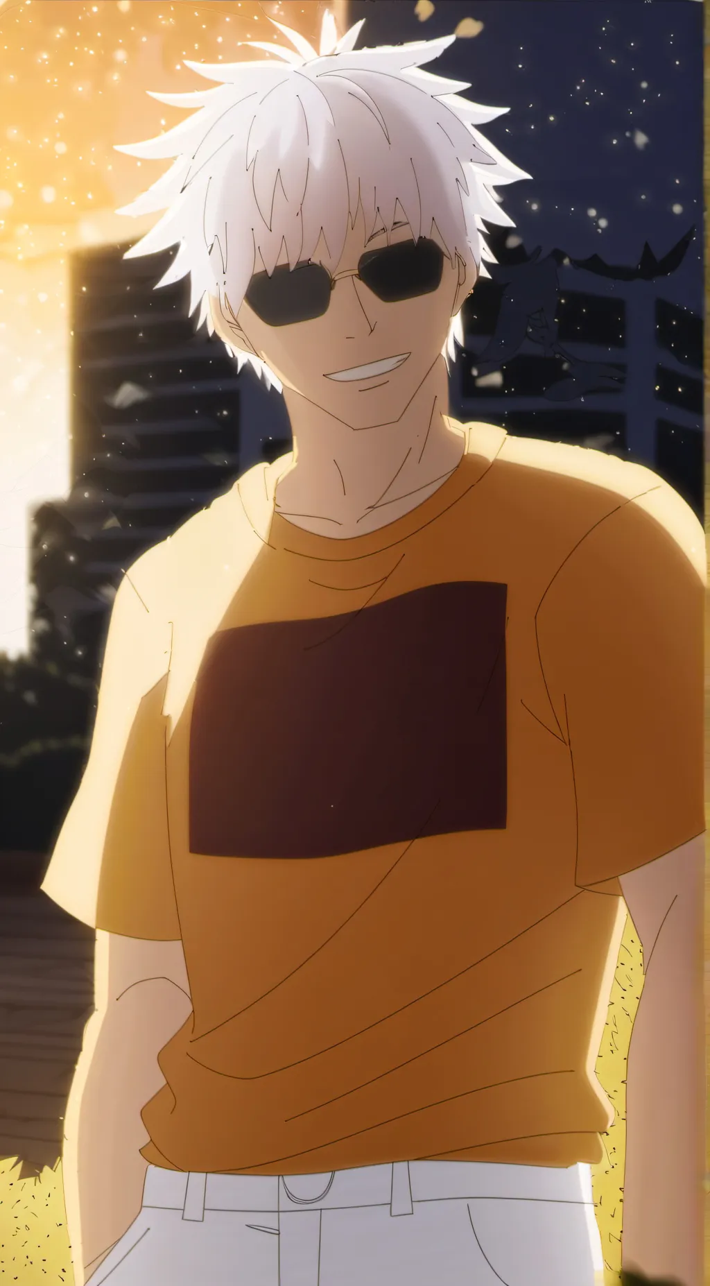 ai character: Gojo The Senior background