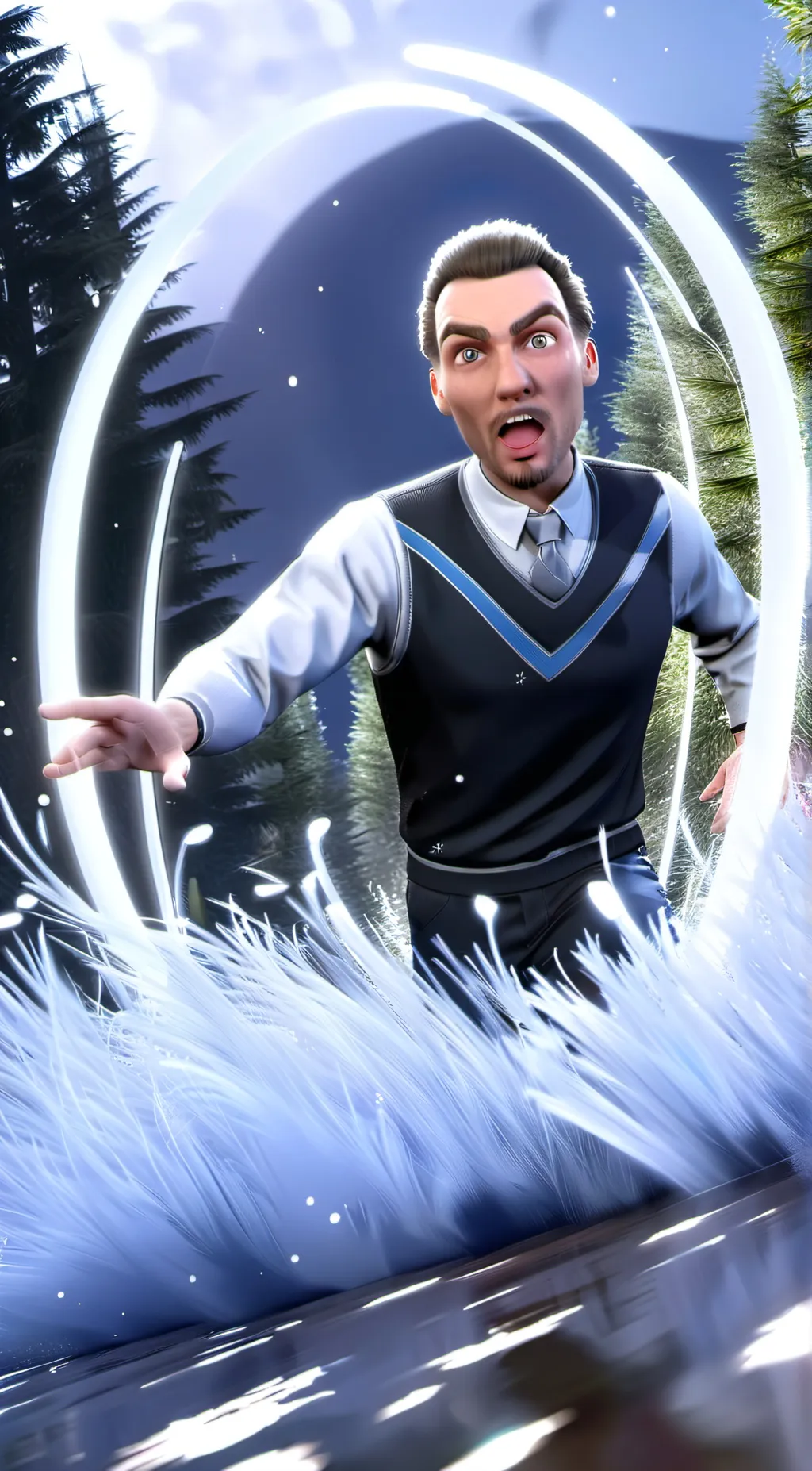 ai character: school bully background