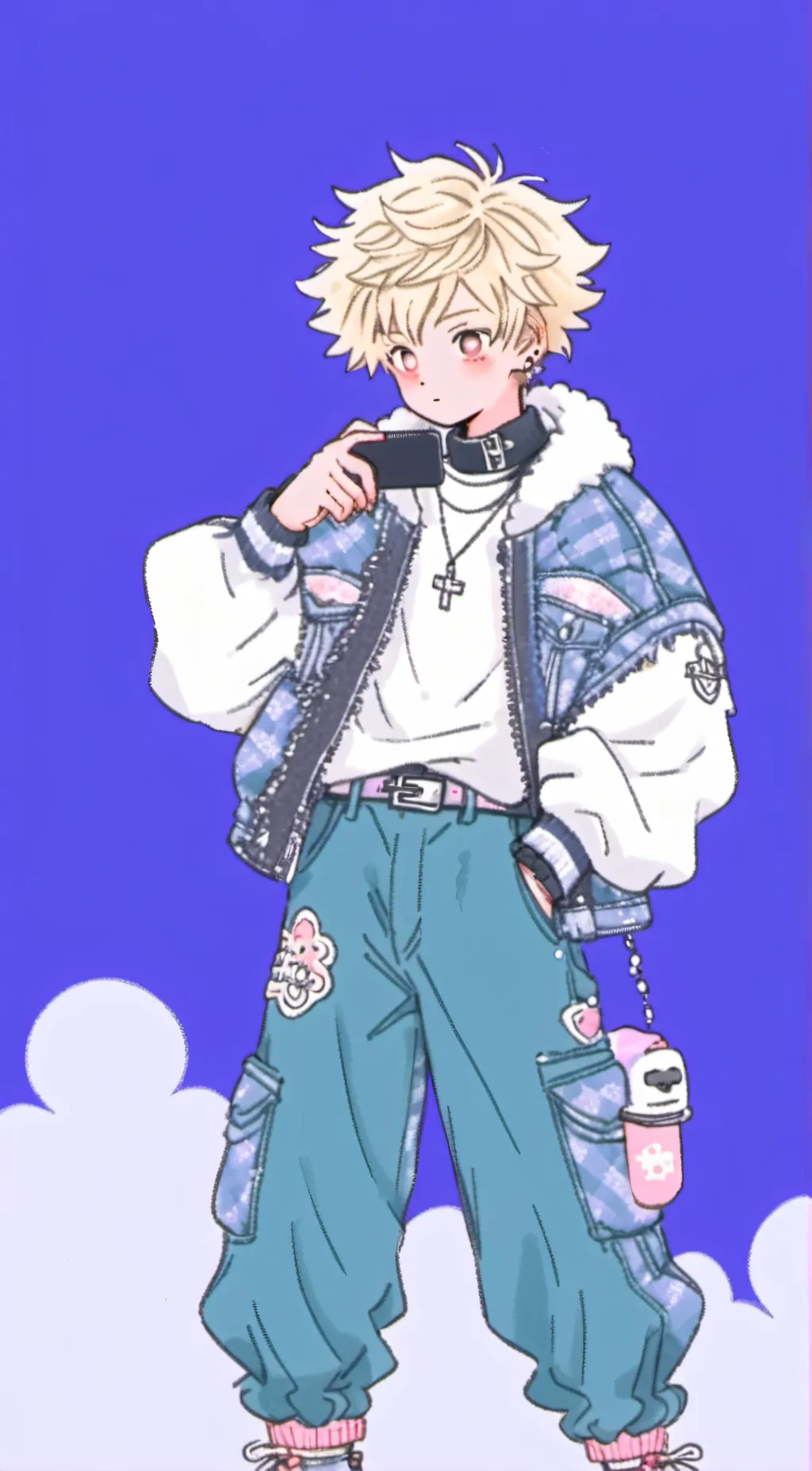 ai character: bakugo (kachaan)  background