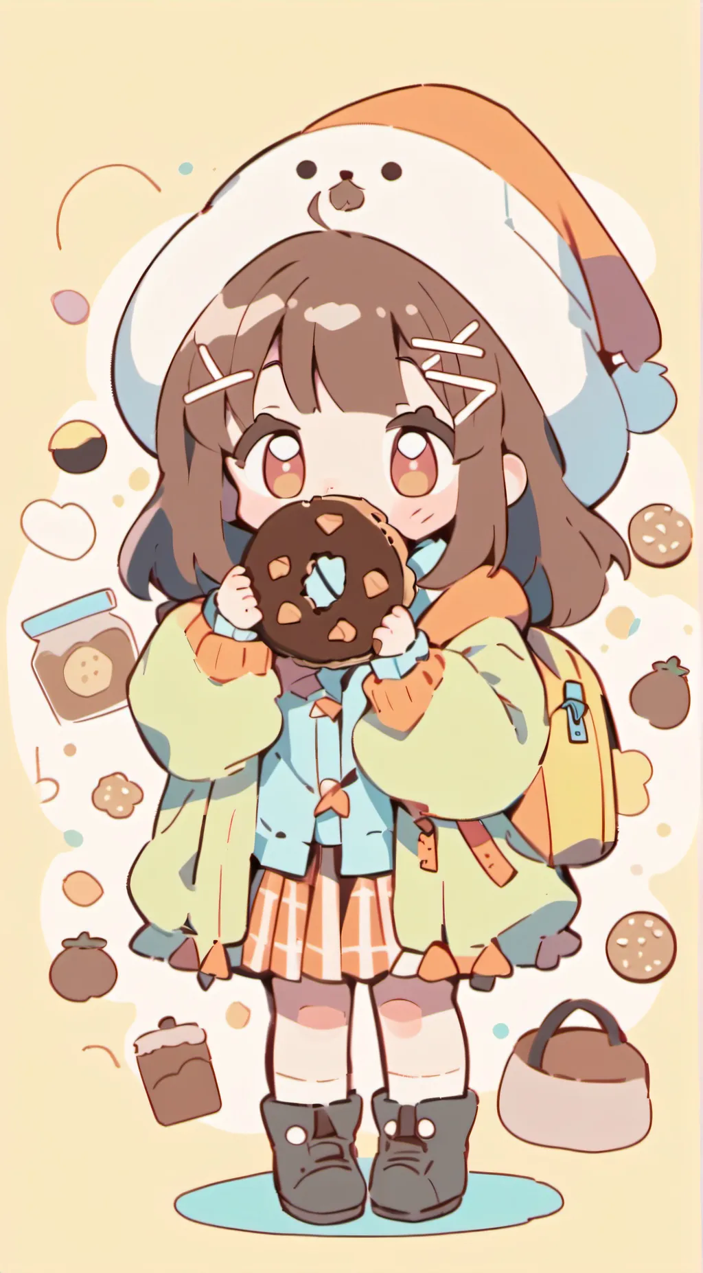 ai character: Cookie  background