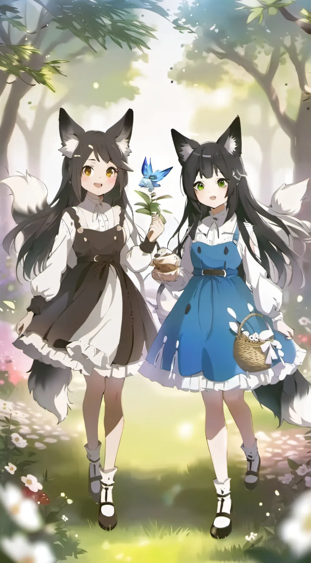 ai character: Remi and Skye background