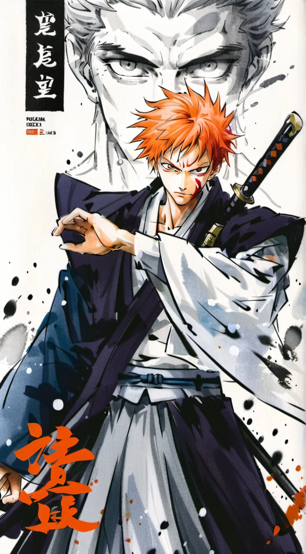 ai character: Bleach? background