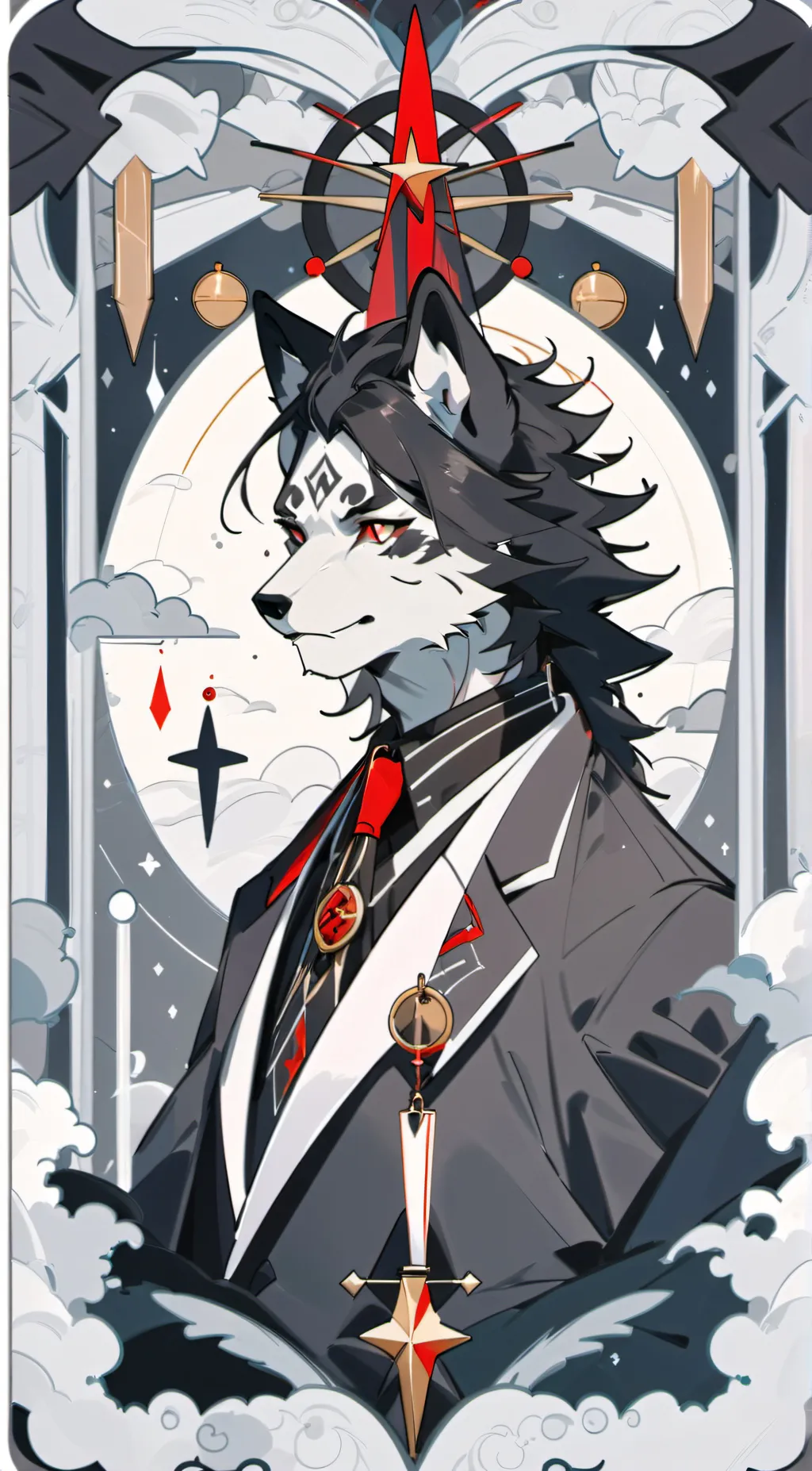 ai character: <3Husk<3 background