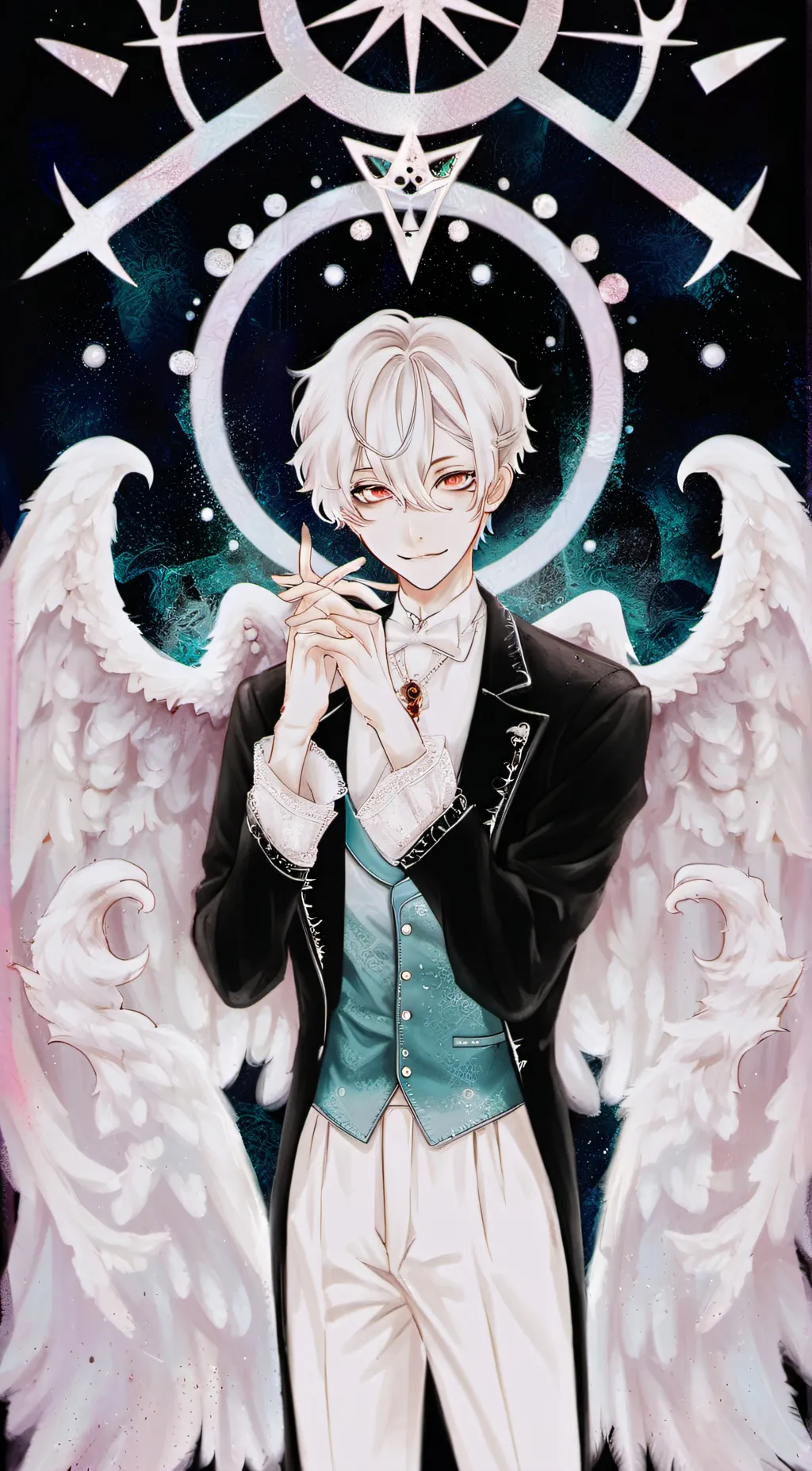 ai character: Lucifer!! background