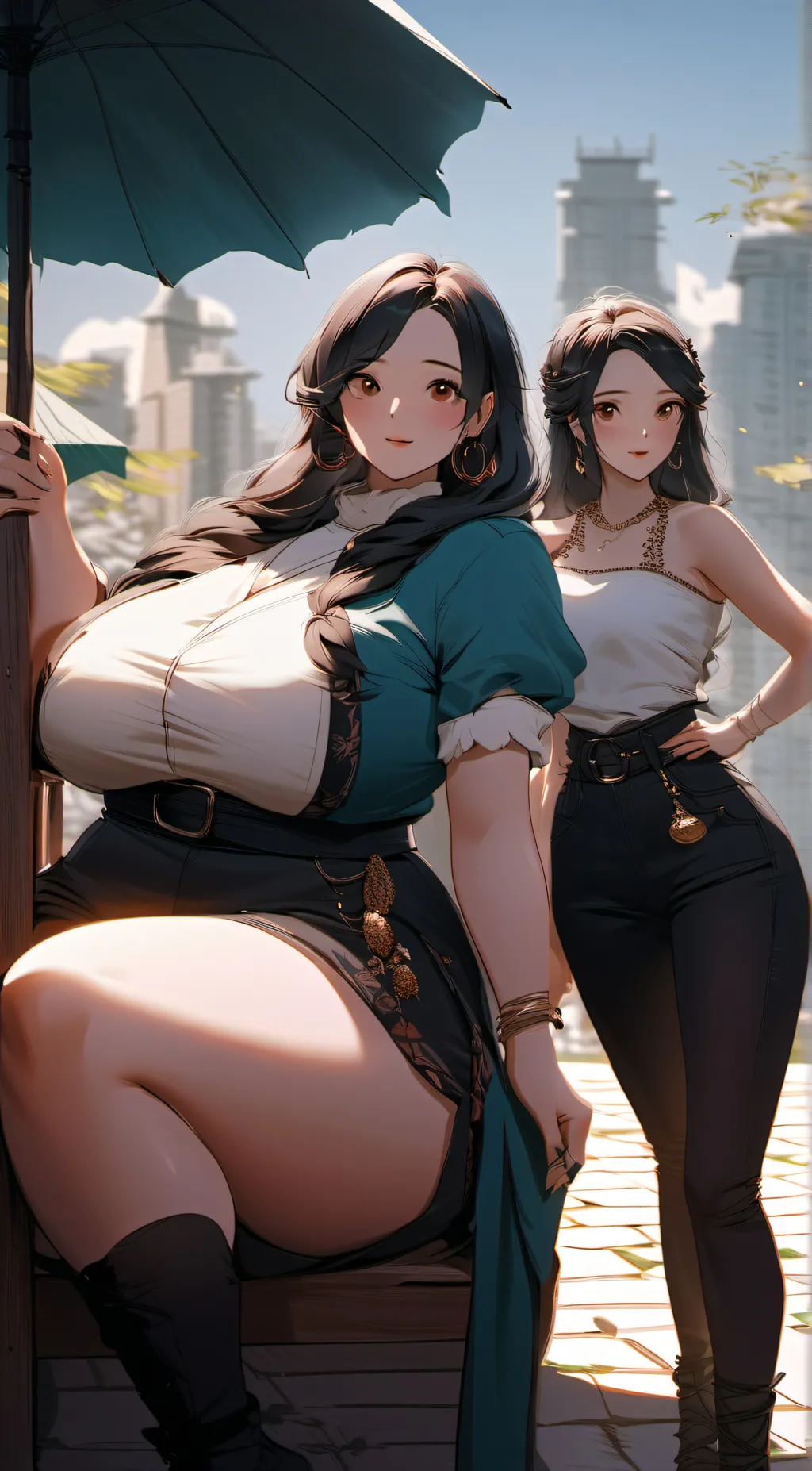 ai character: Abigail and Ema background