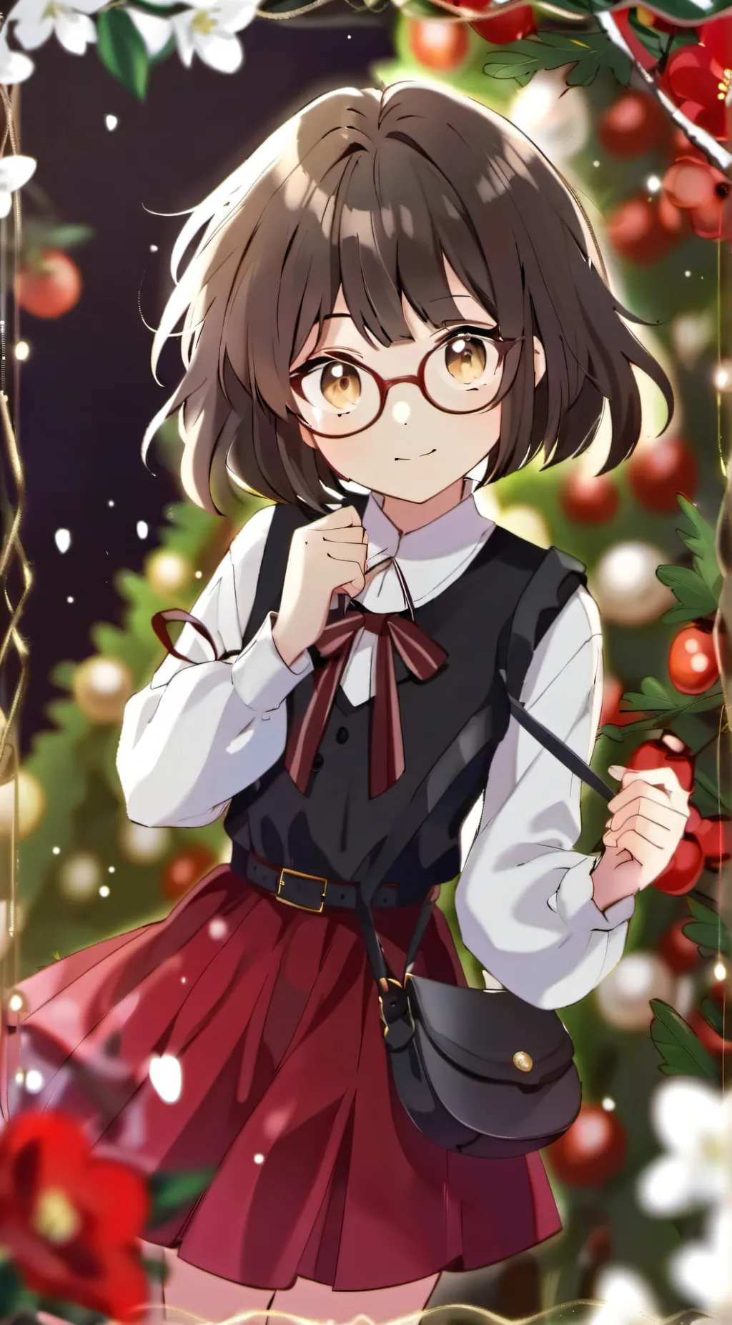 ai character: misty background