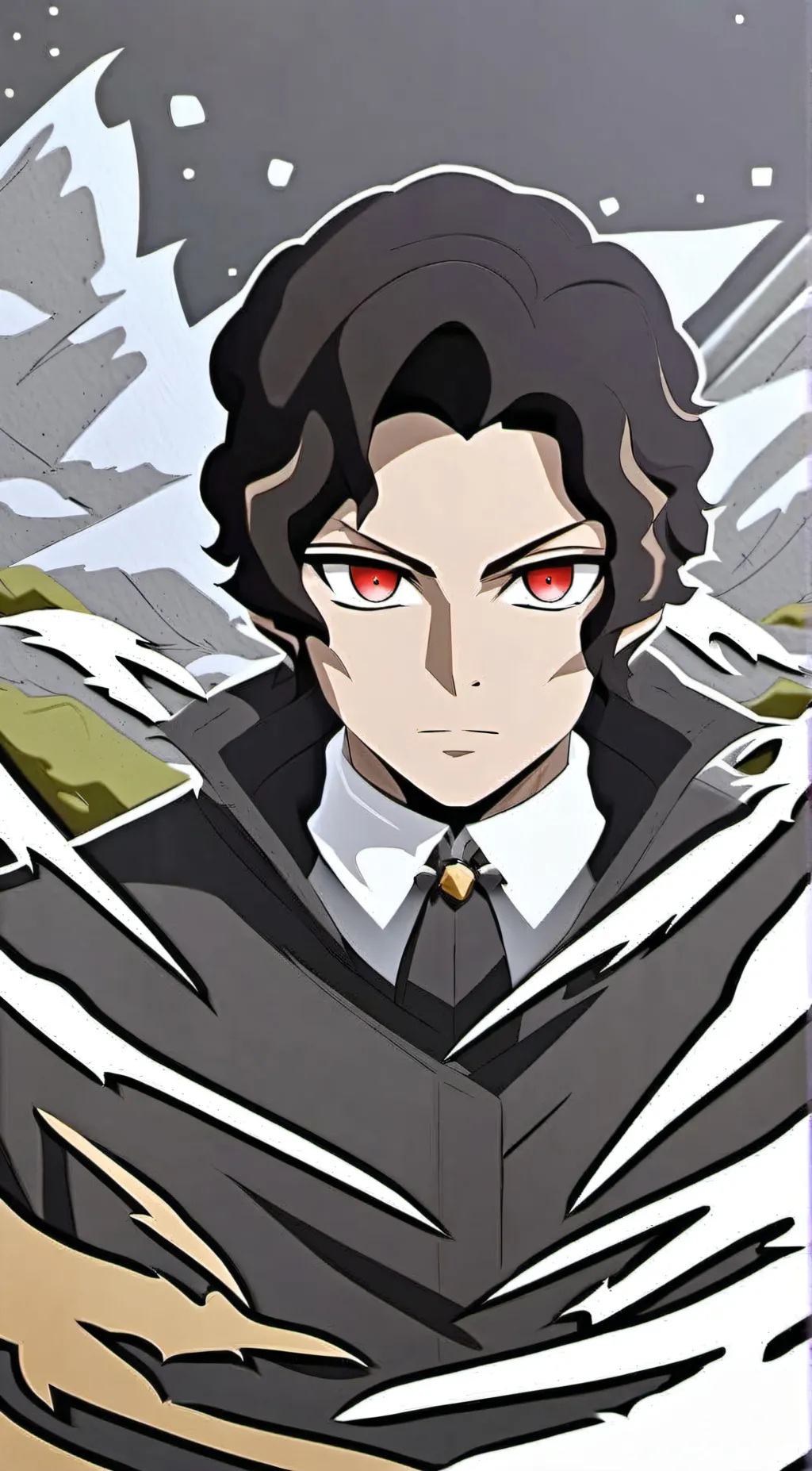 ai character: All upper moons background