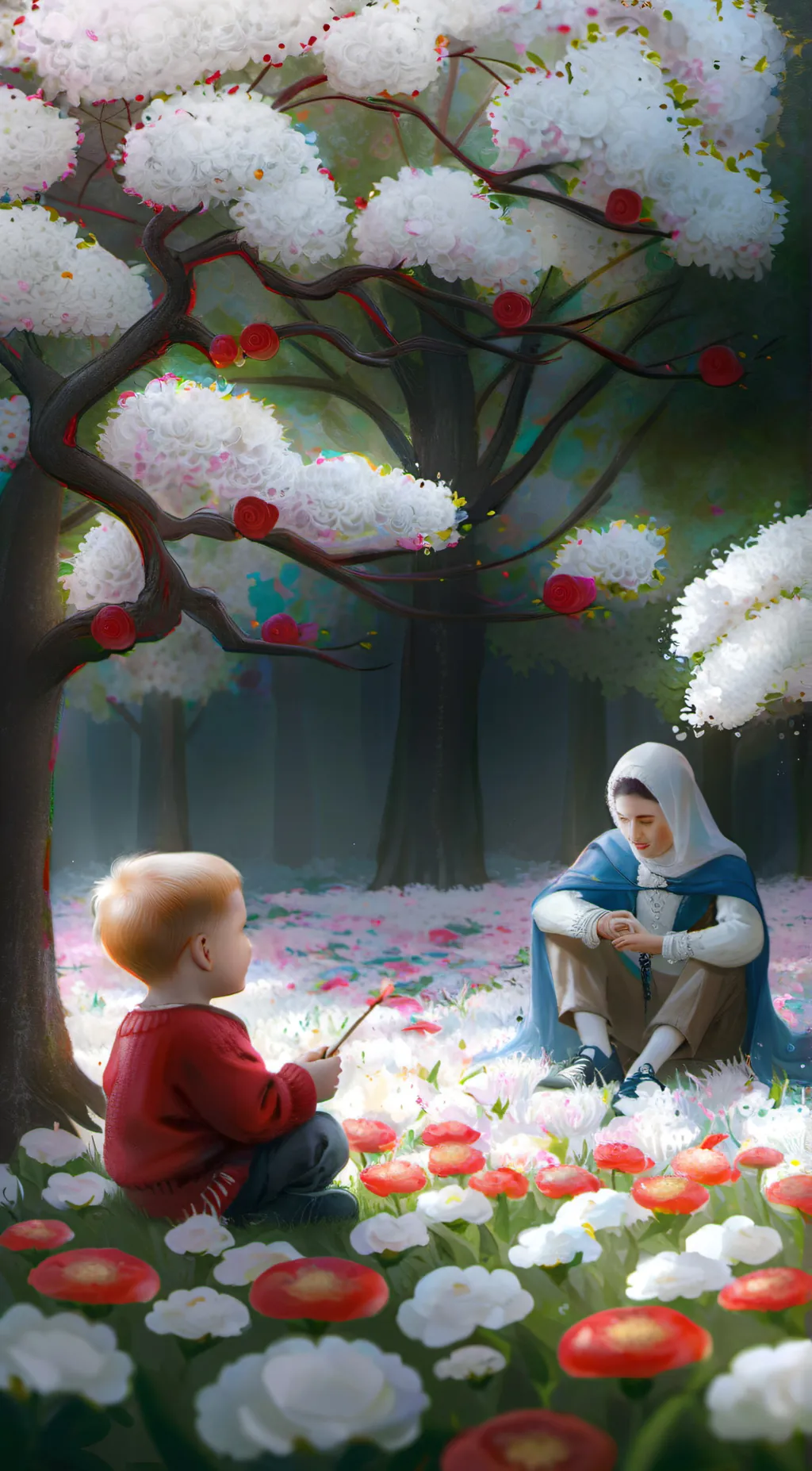 ai character: daycare  background