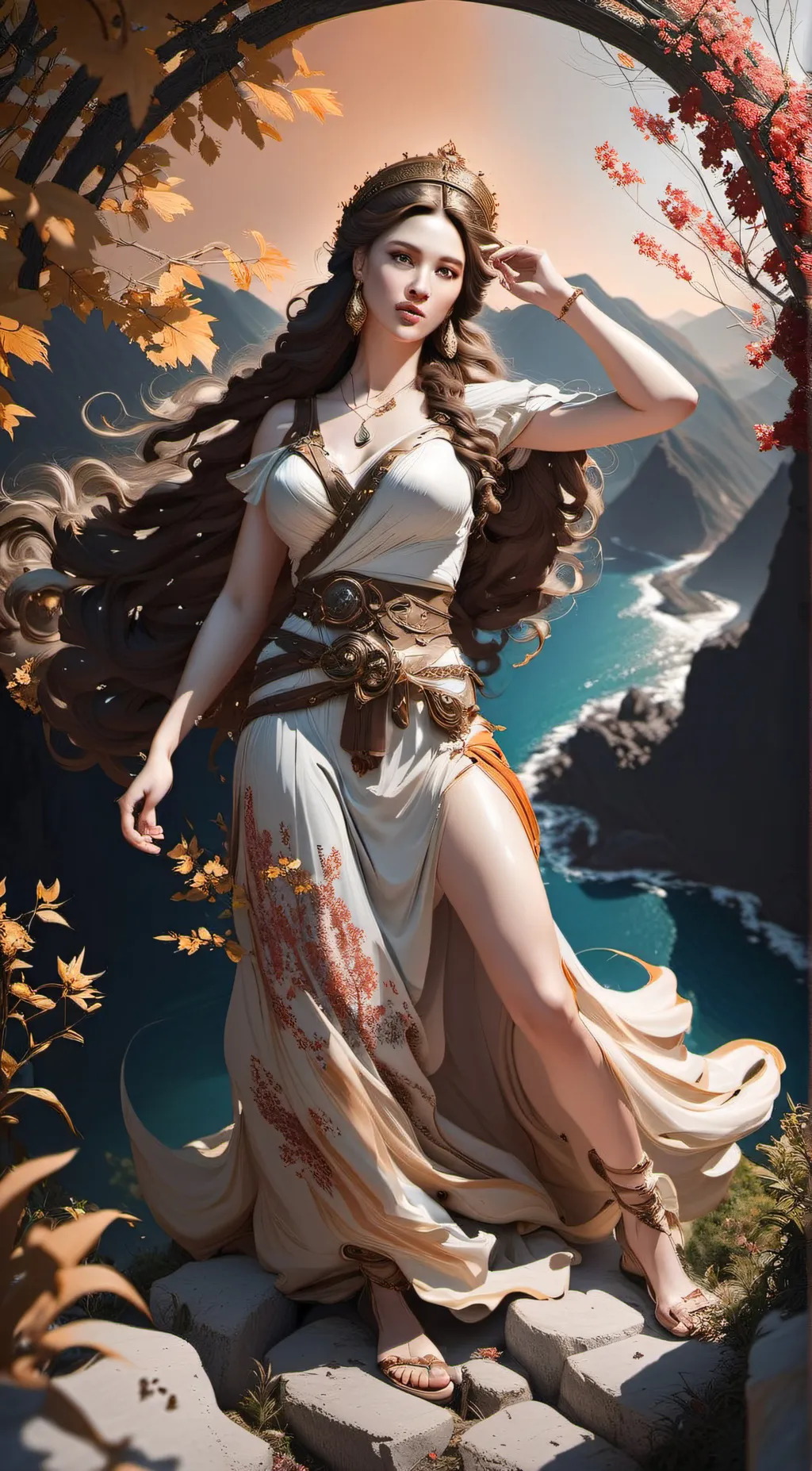 ai character: Aphrodite background
