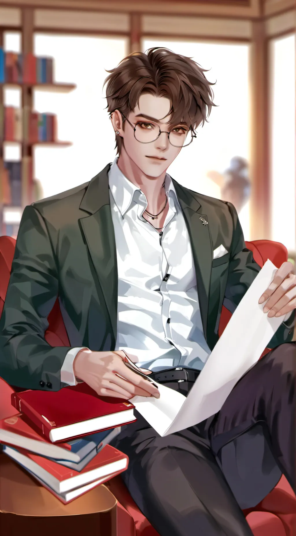 ai character: Max background