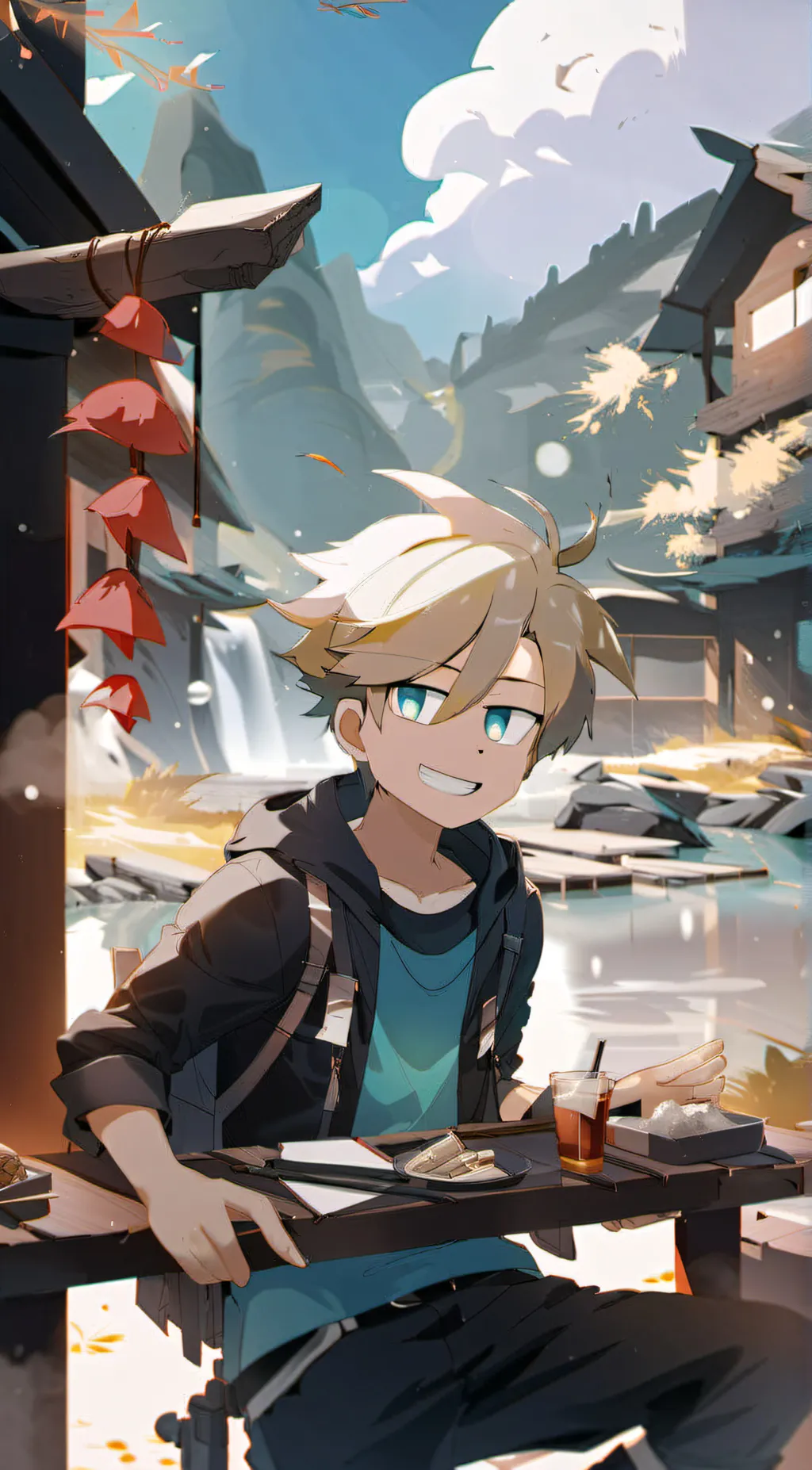 ai character: Garroth x Larunce background