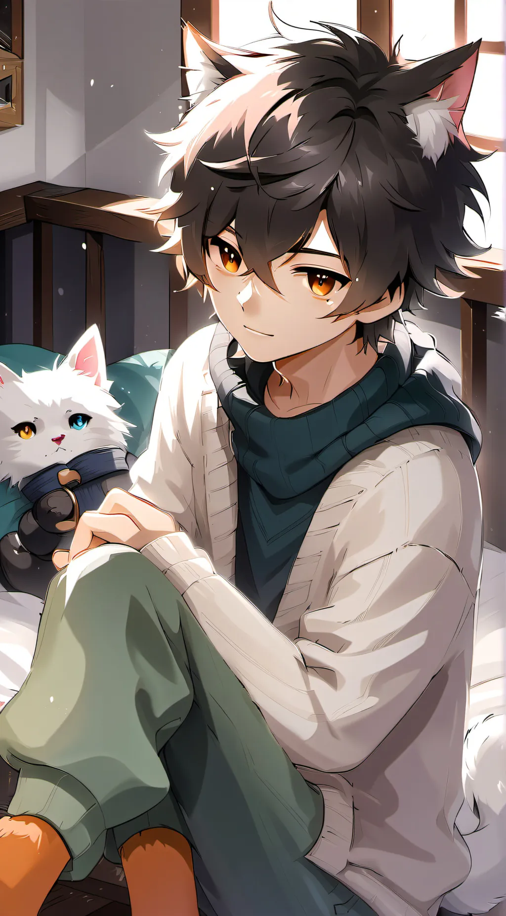 ai character: Alan  background