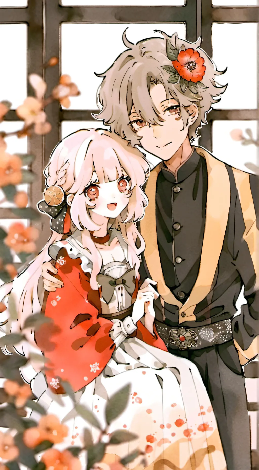 ai character: Tsukasa x Y/n background