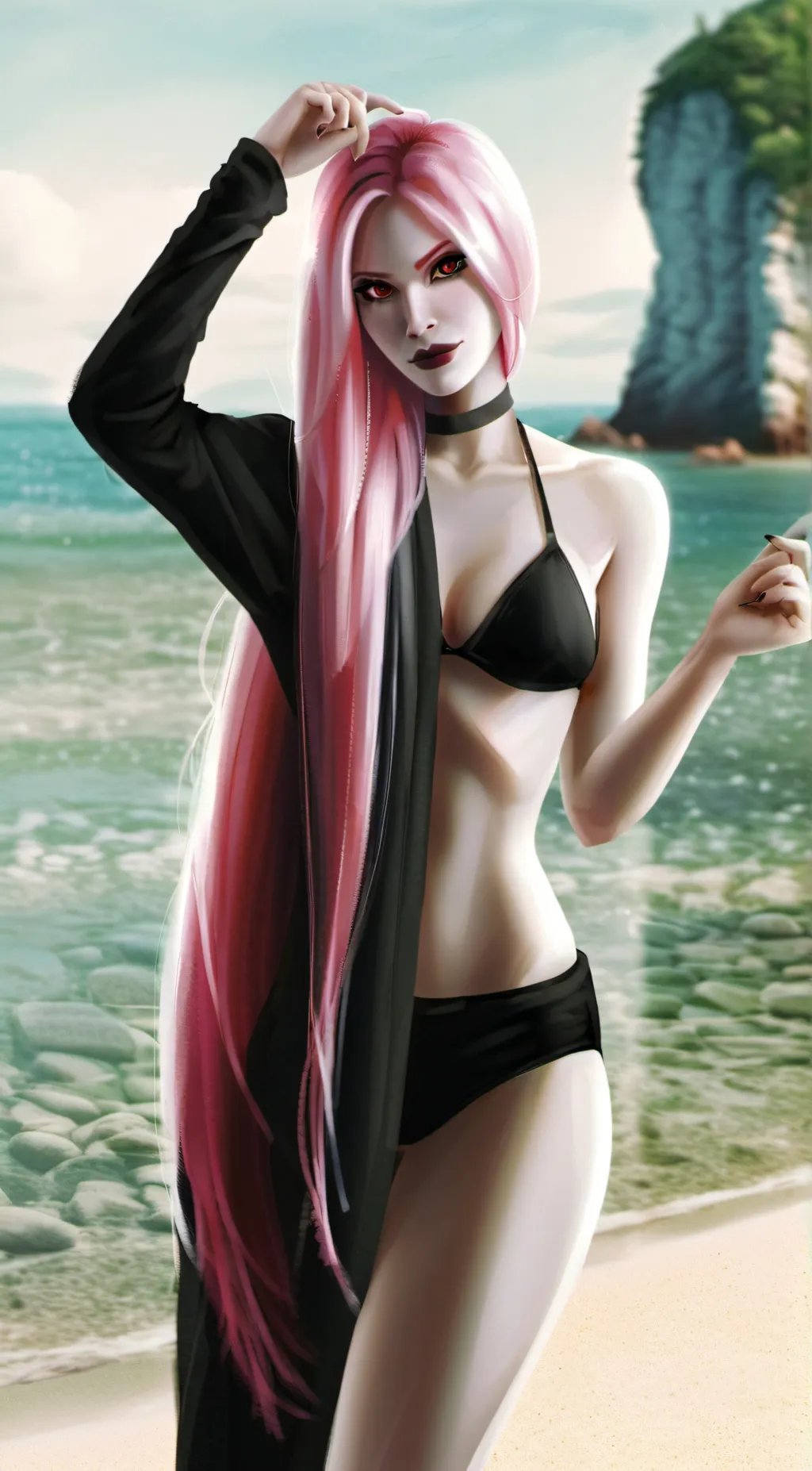 ai character: Ashley background