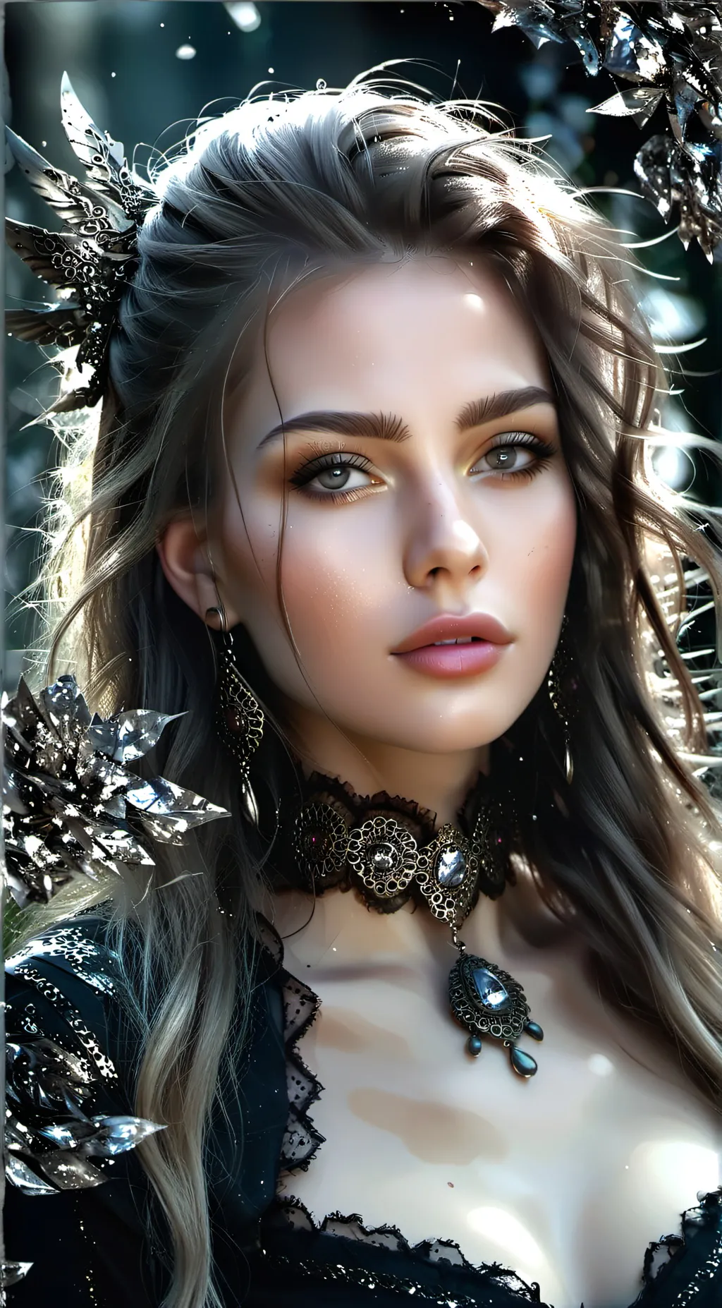 ai character: Rose background