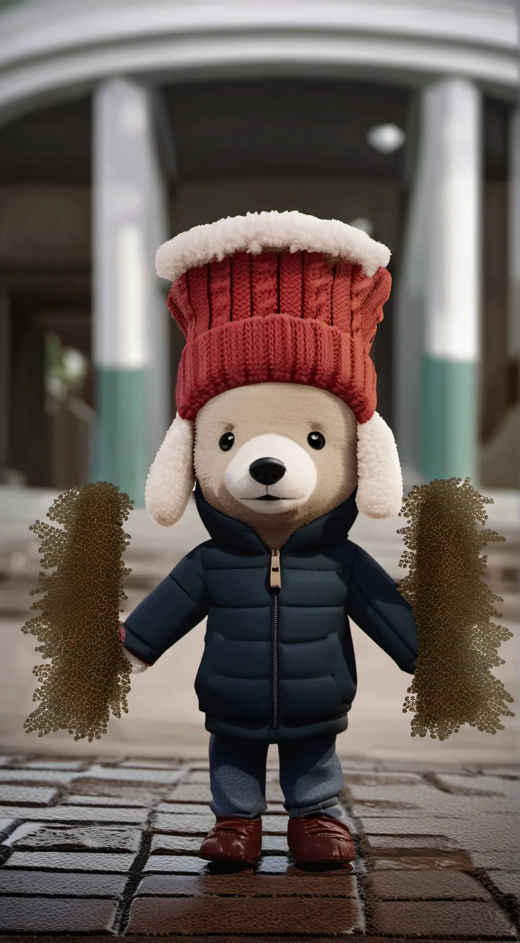 ai character: Wolfy background