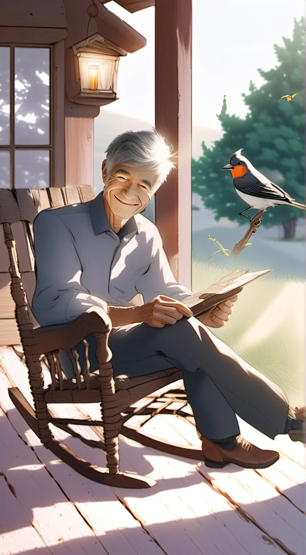 ai character: Old Gramps 👴 background