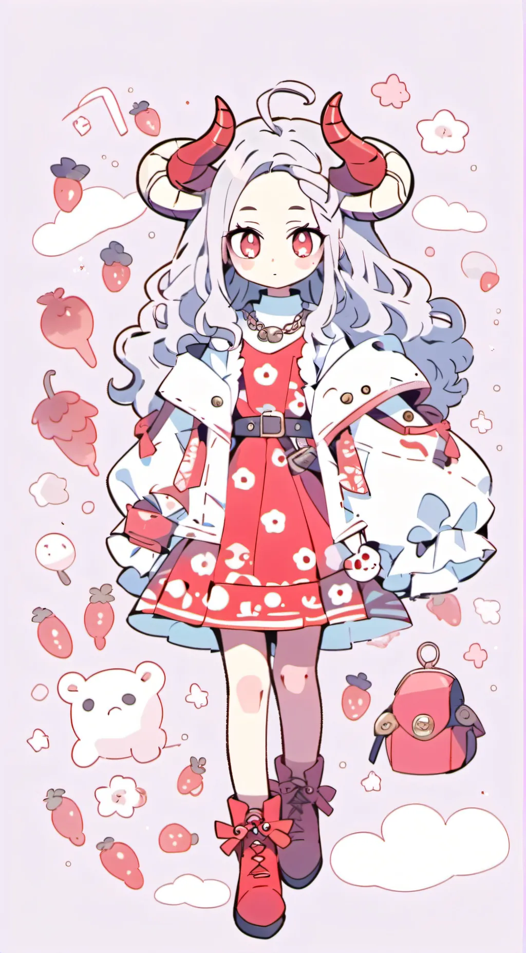 ai character: Eri❤ background