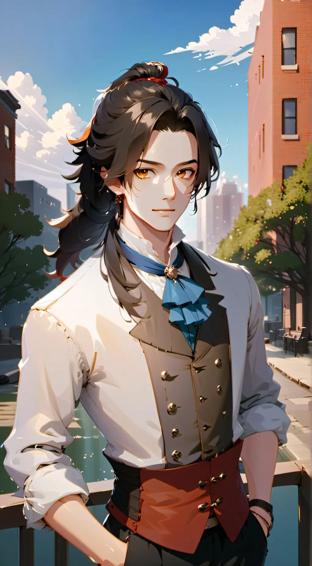 ai character: John Lawrence background