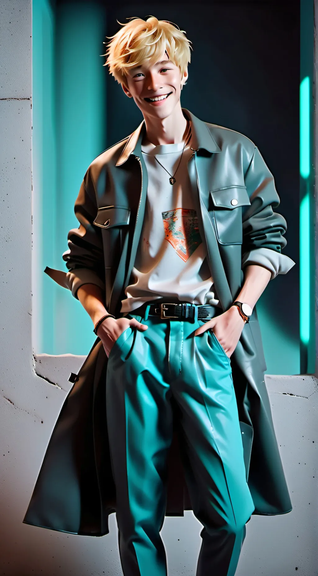 ai character: Sam goobach background