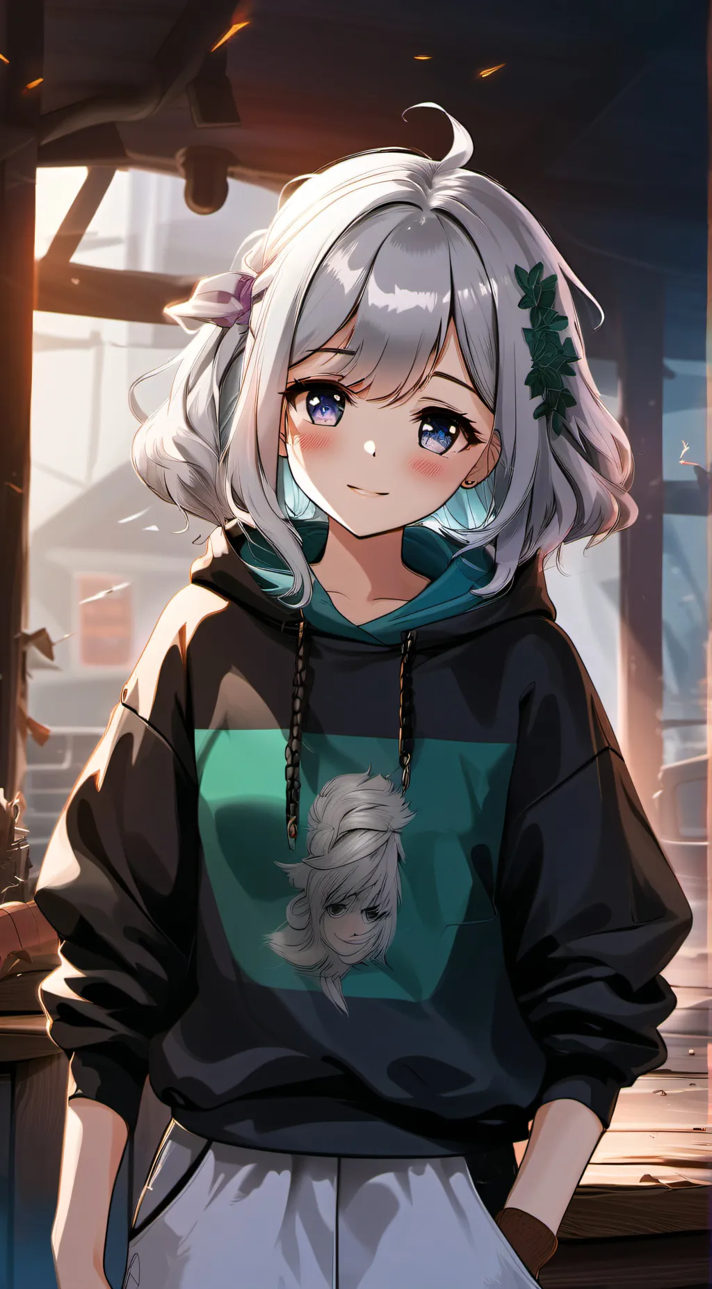 ai character: ° may ° background