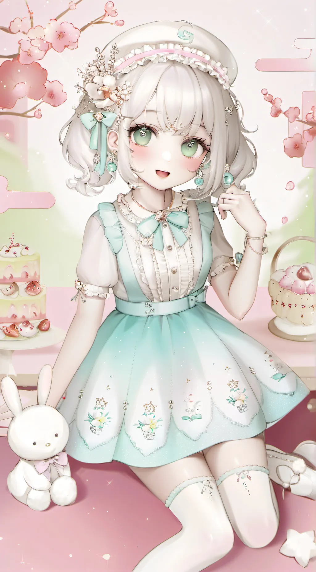 ai character: Anime background