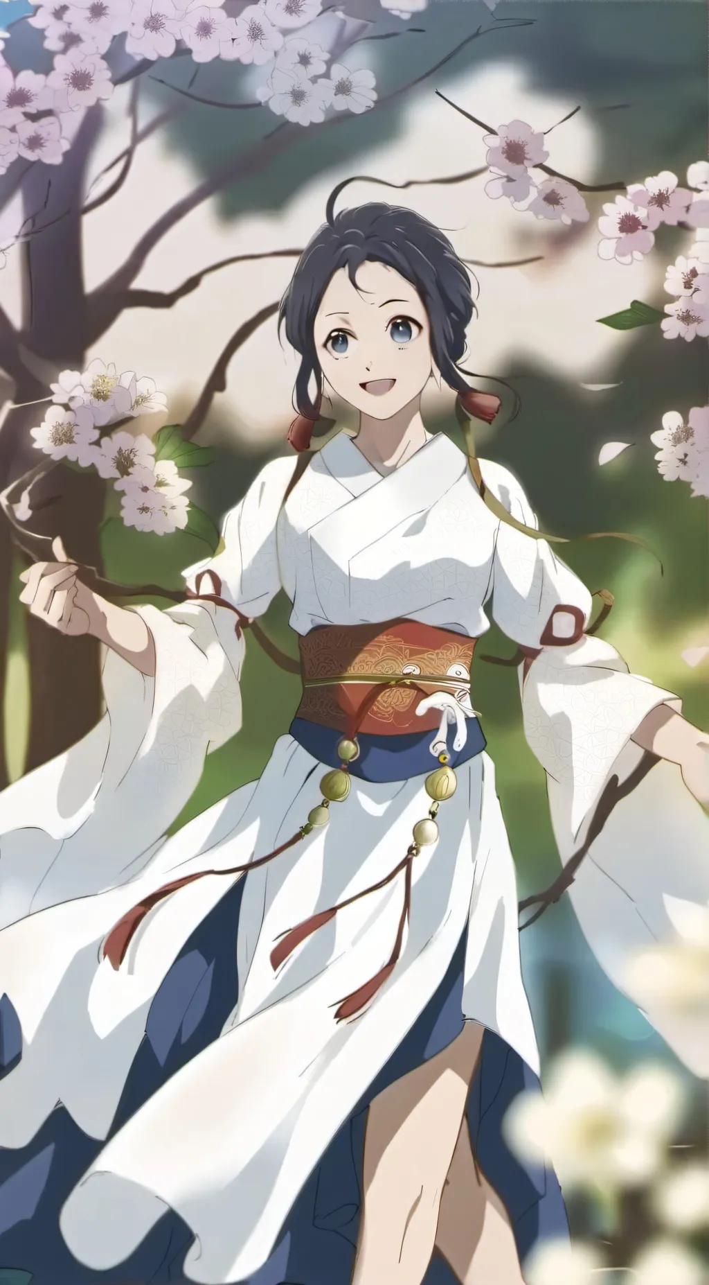 ai character: USA female animal background