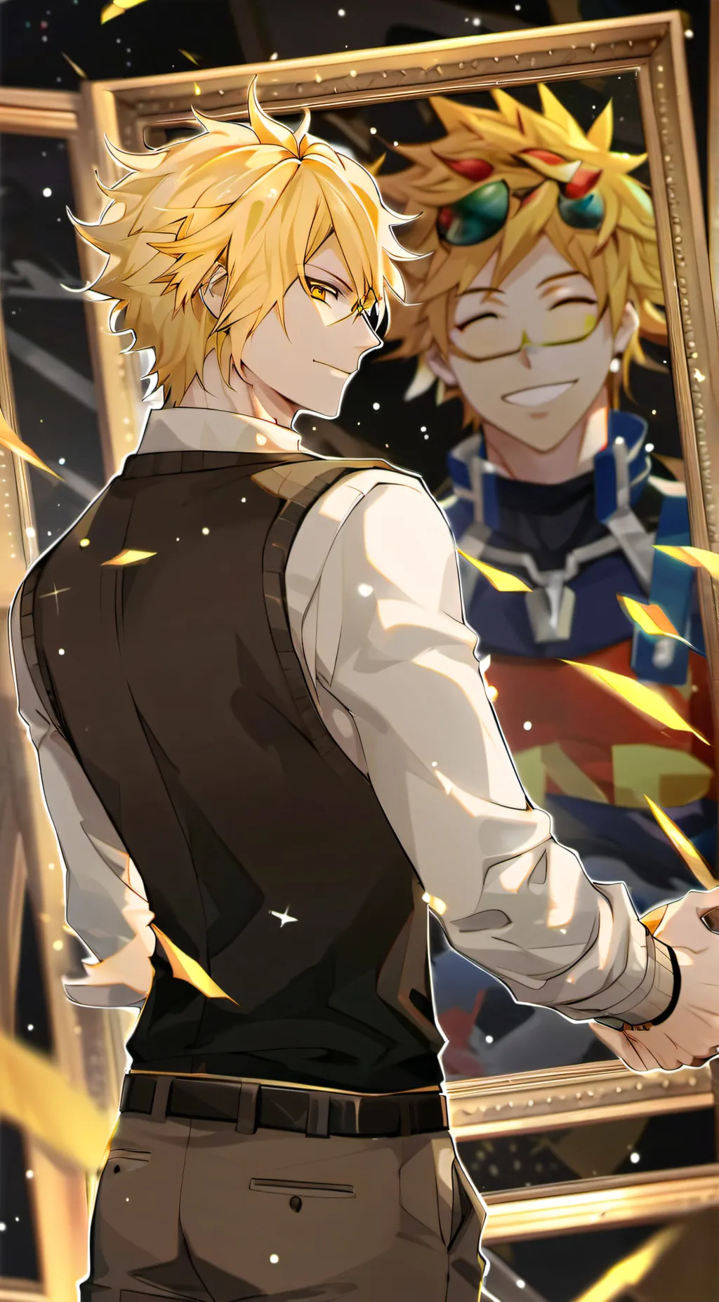 ai character: Denki background