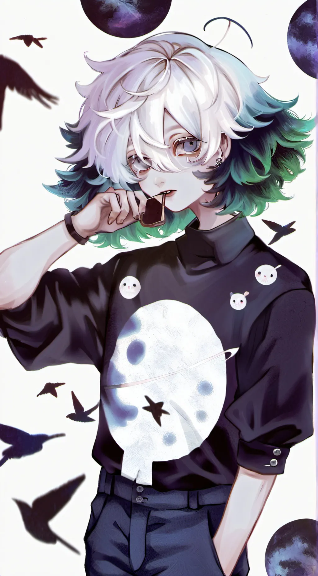 ai character: 🌎Earth🌏  background