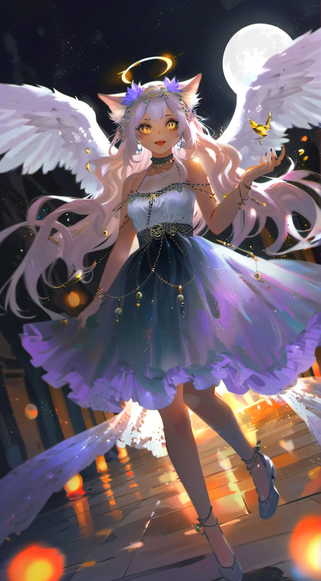 ai character: Angel-Hoshiko background
