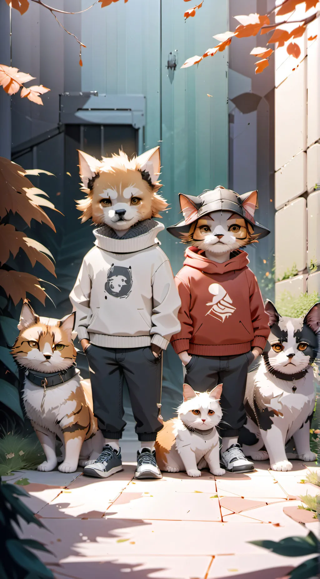 ai character: Max and Anna background