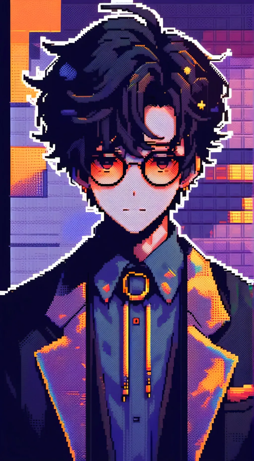 ai character: Michael afton  background