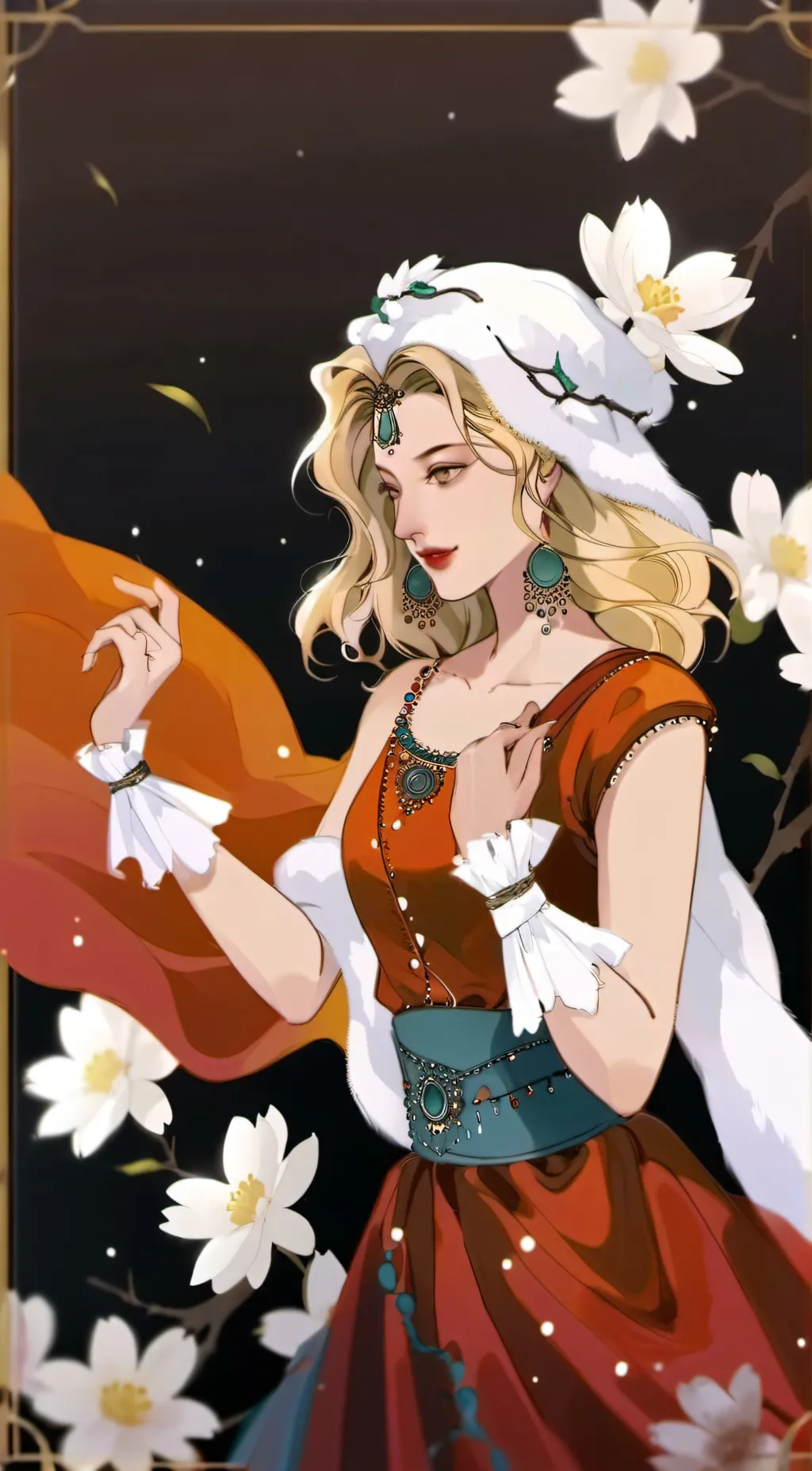 ai character: larua  background