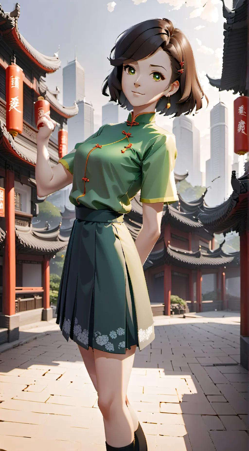 ai character: Young Scary Mary background