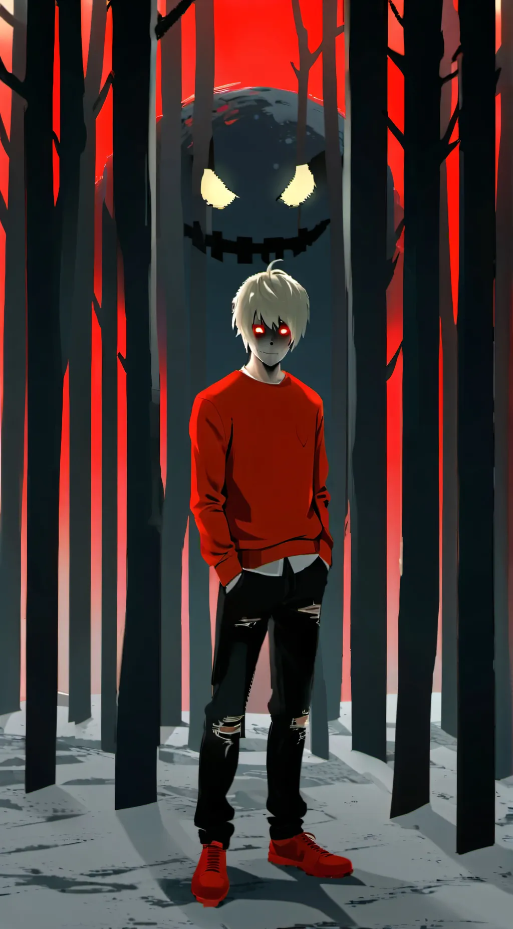 ai character: Nightmare .___. background