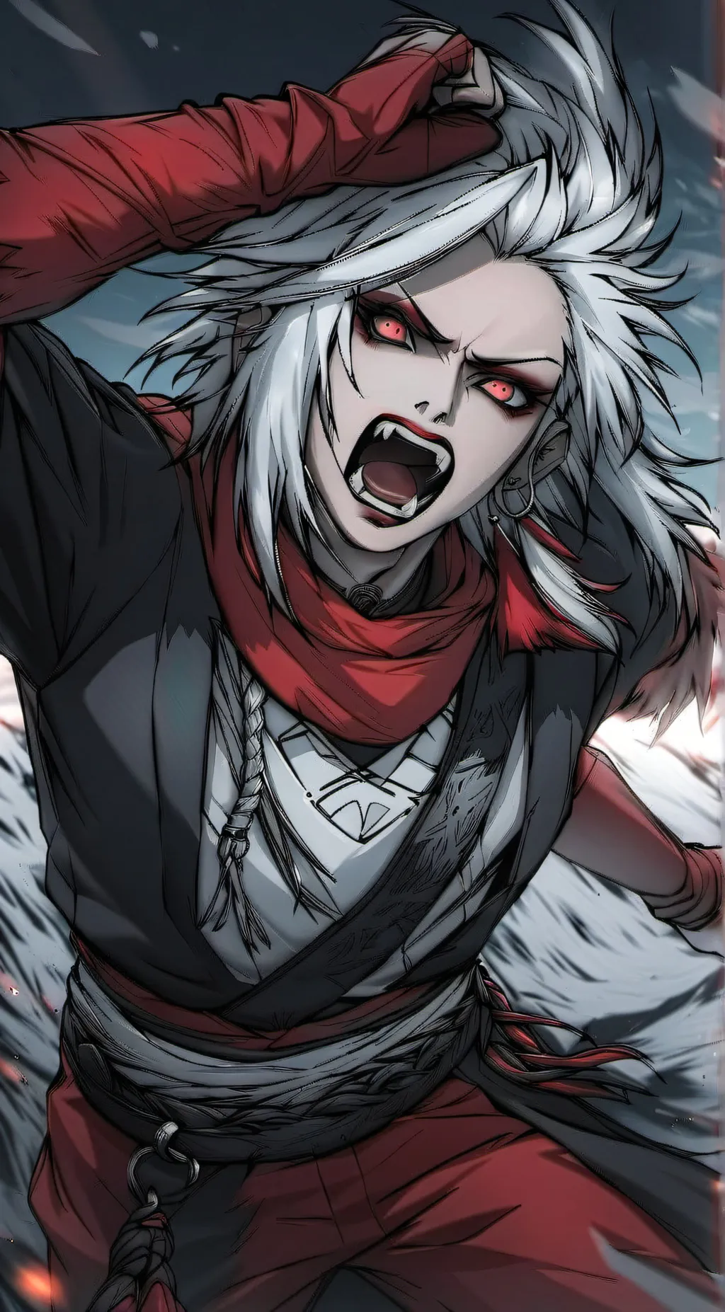 ai character: Dia Vampirien  background