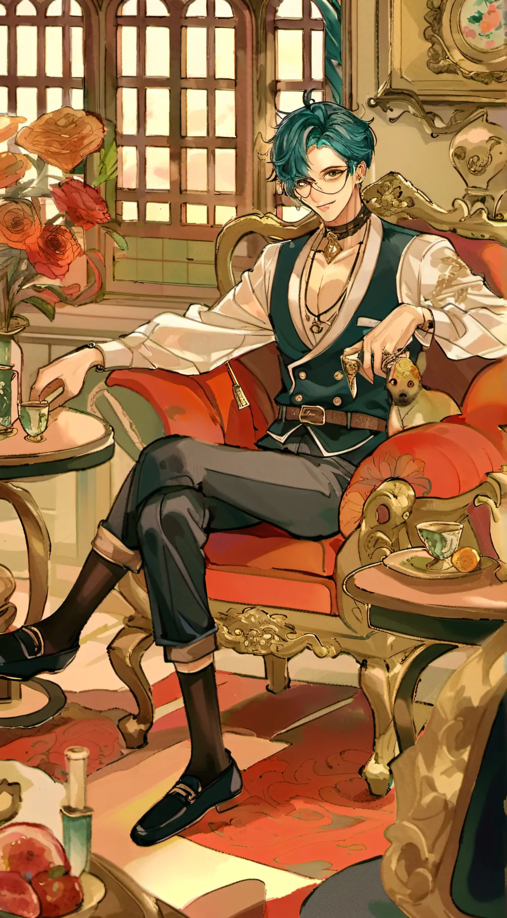 ai character: ⛓️Lucas⛓️ background