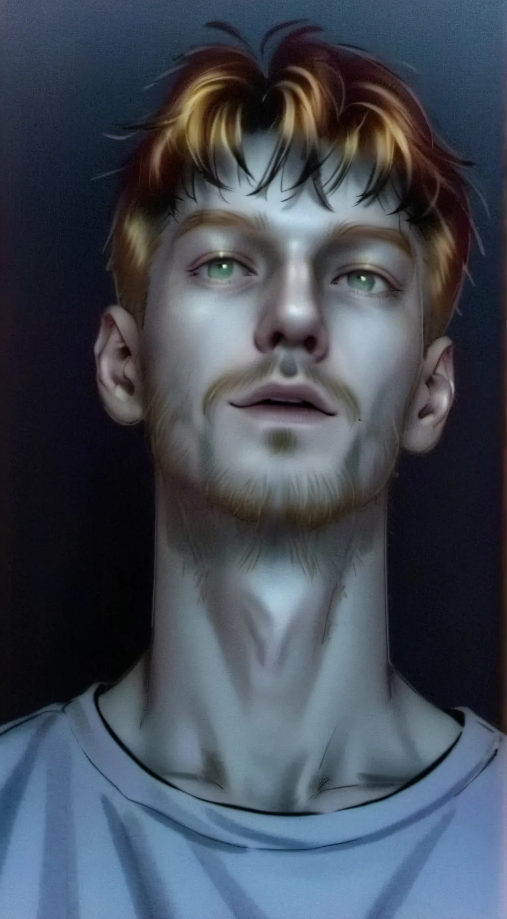 ai character: ginger marshmallow background