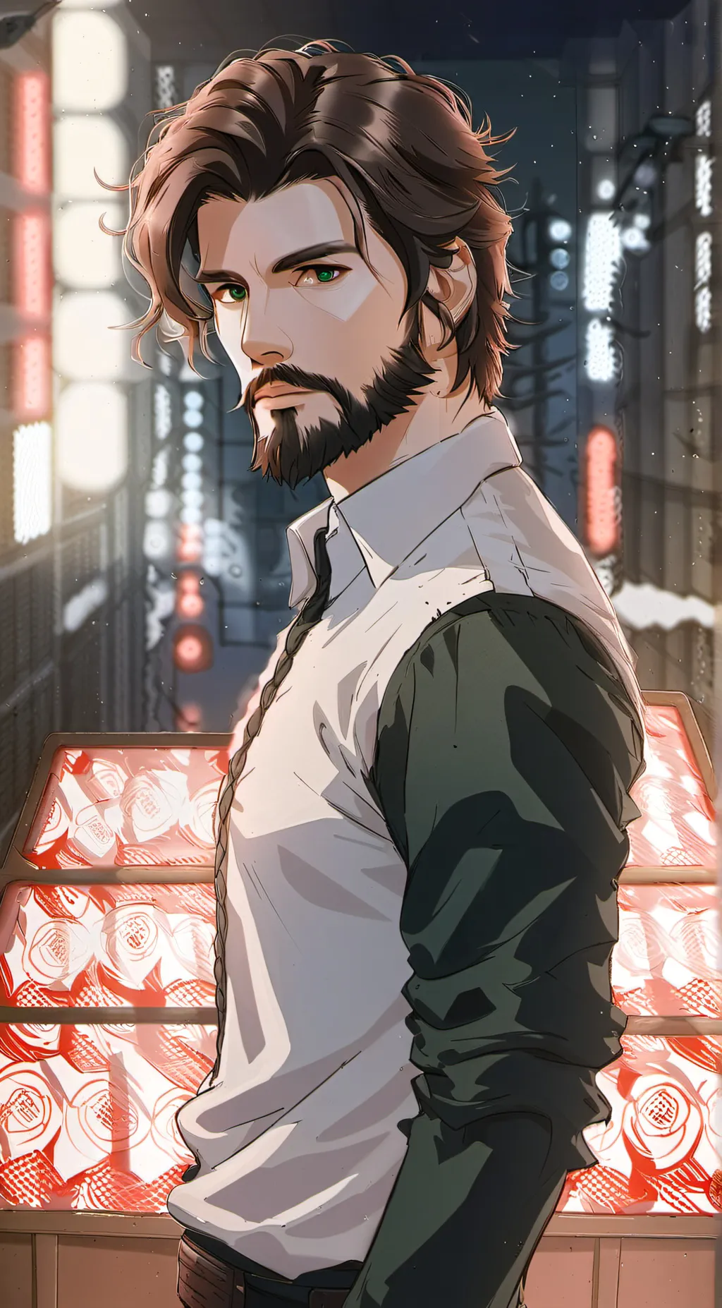 ai character: Shale background