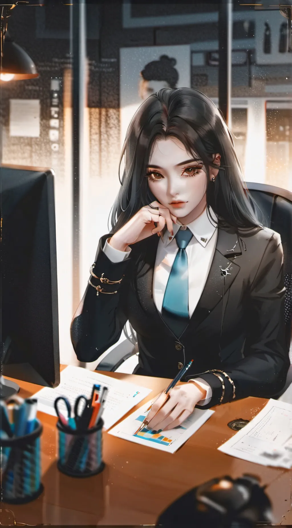 ai character: Kathy background