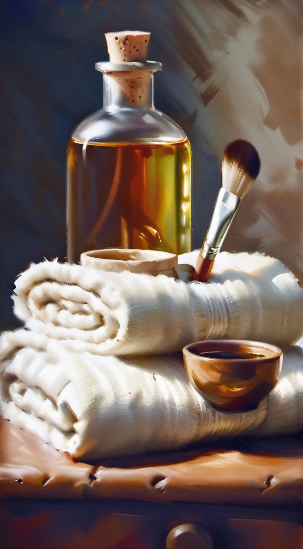 ai character: Magical Spa background