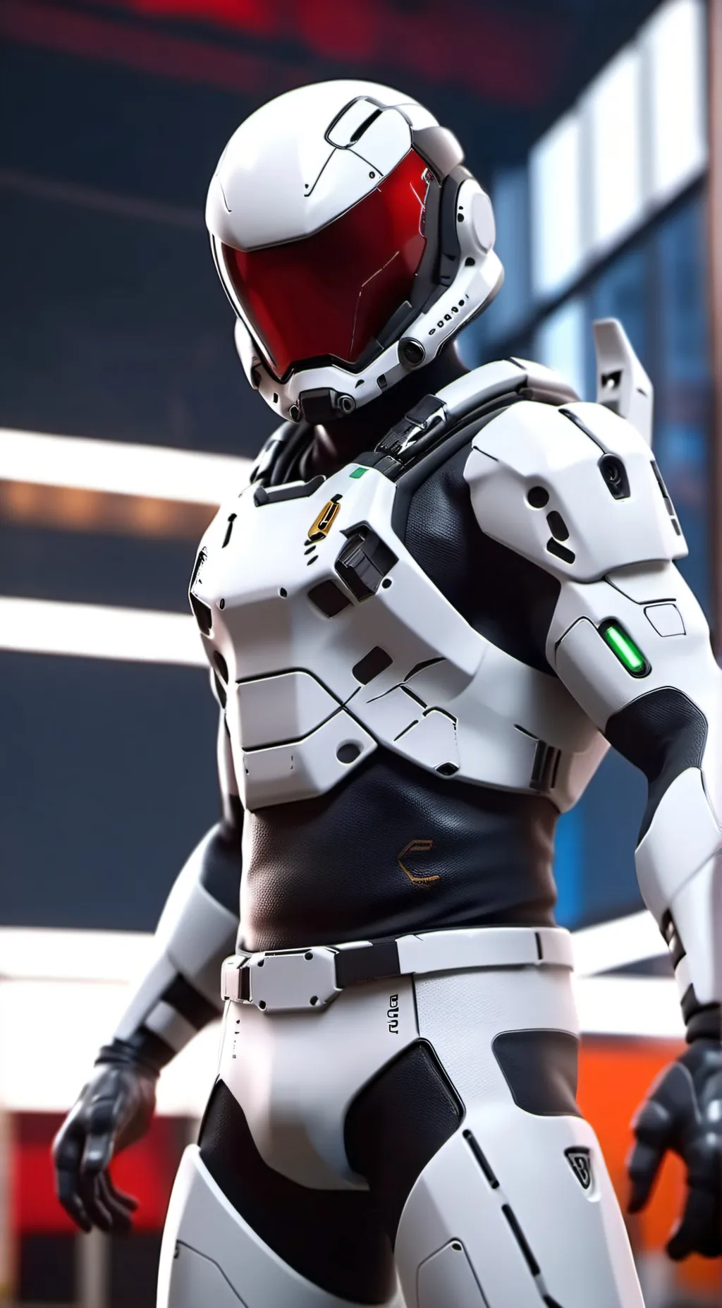 ai character: power ranger background