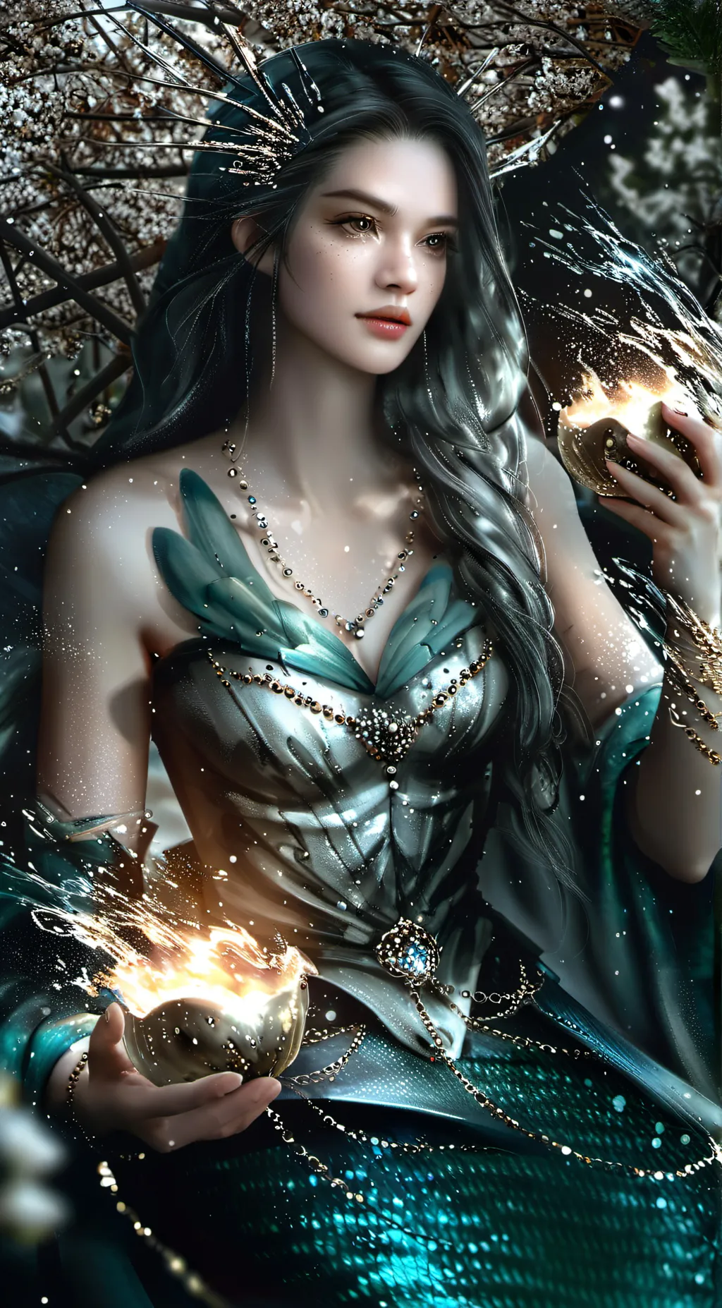 ai character: Serena background