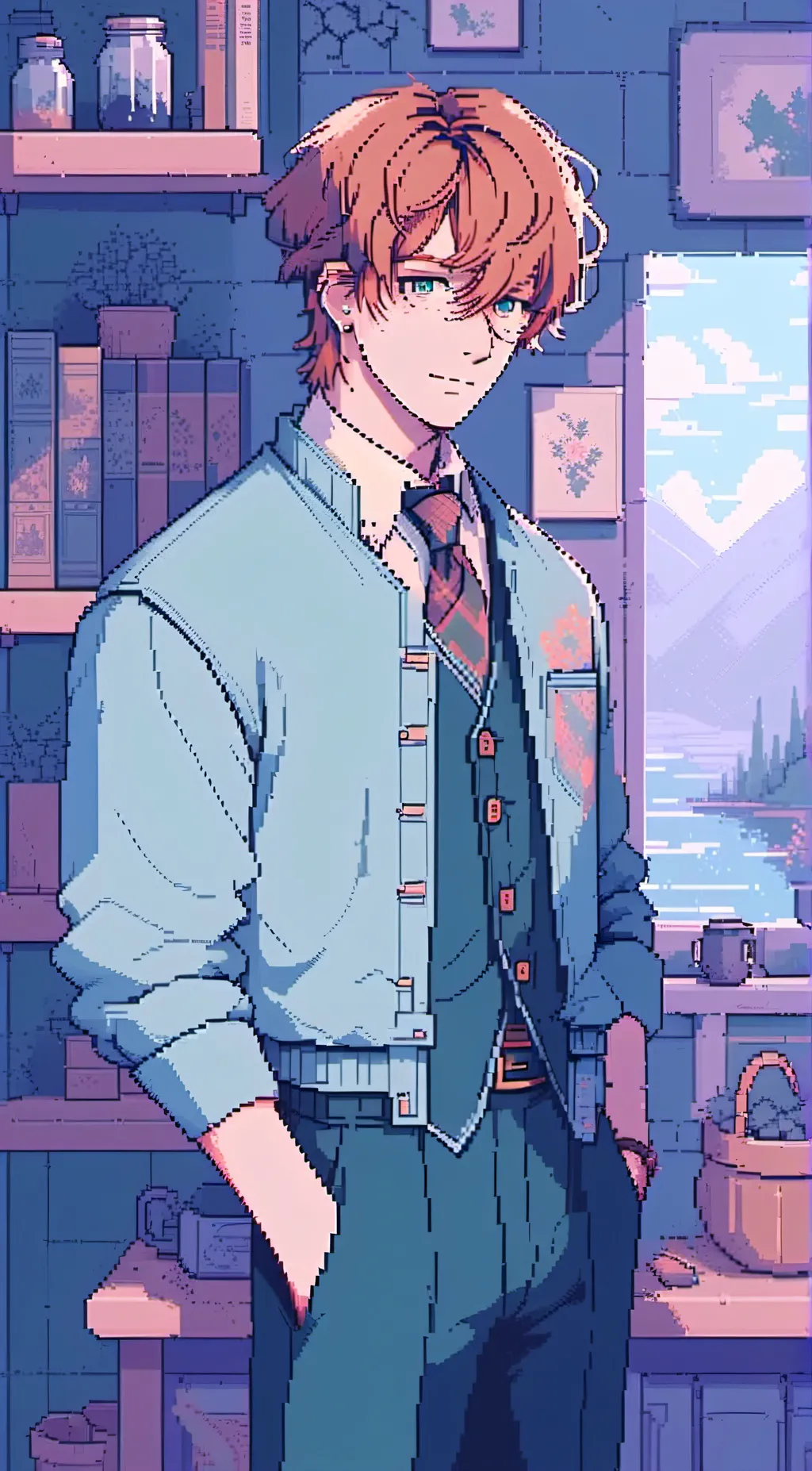 ai character: Ron Weasley  background