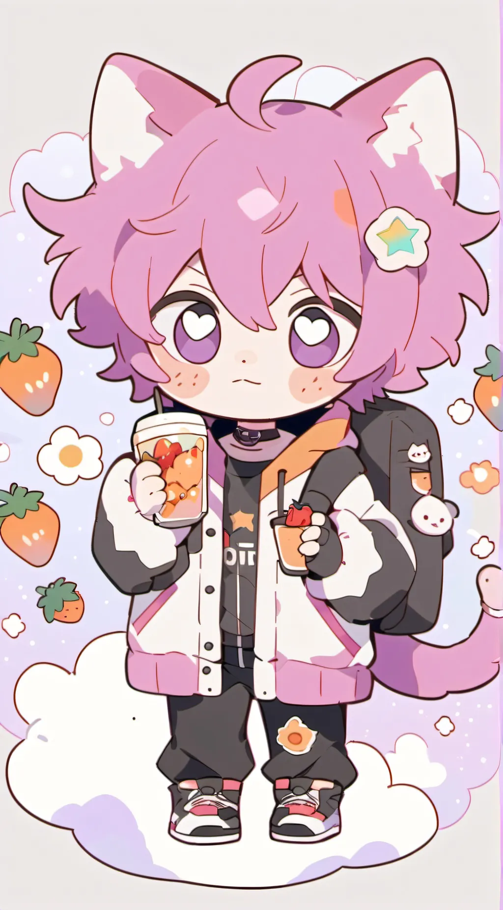 ai character: catnap background