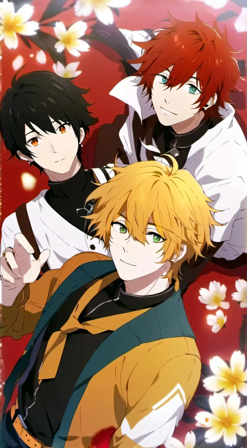 ai character: John, Zack, James  background