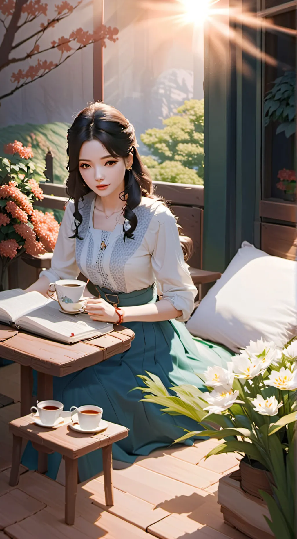 ai character: Ella background