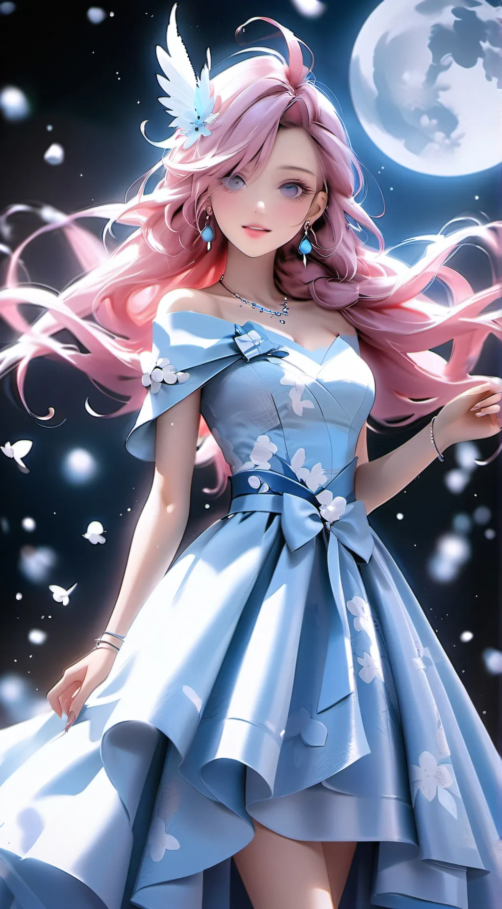 ai character: Sapphire background