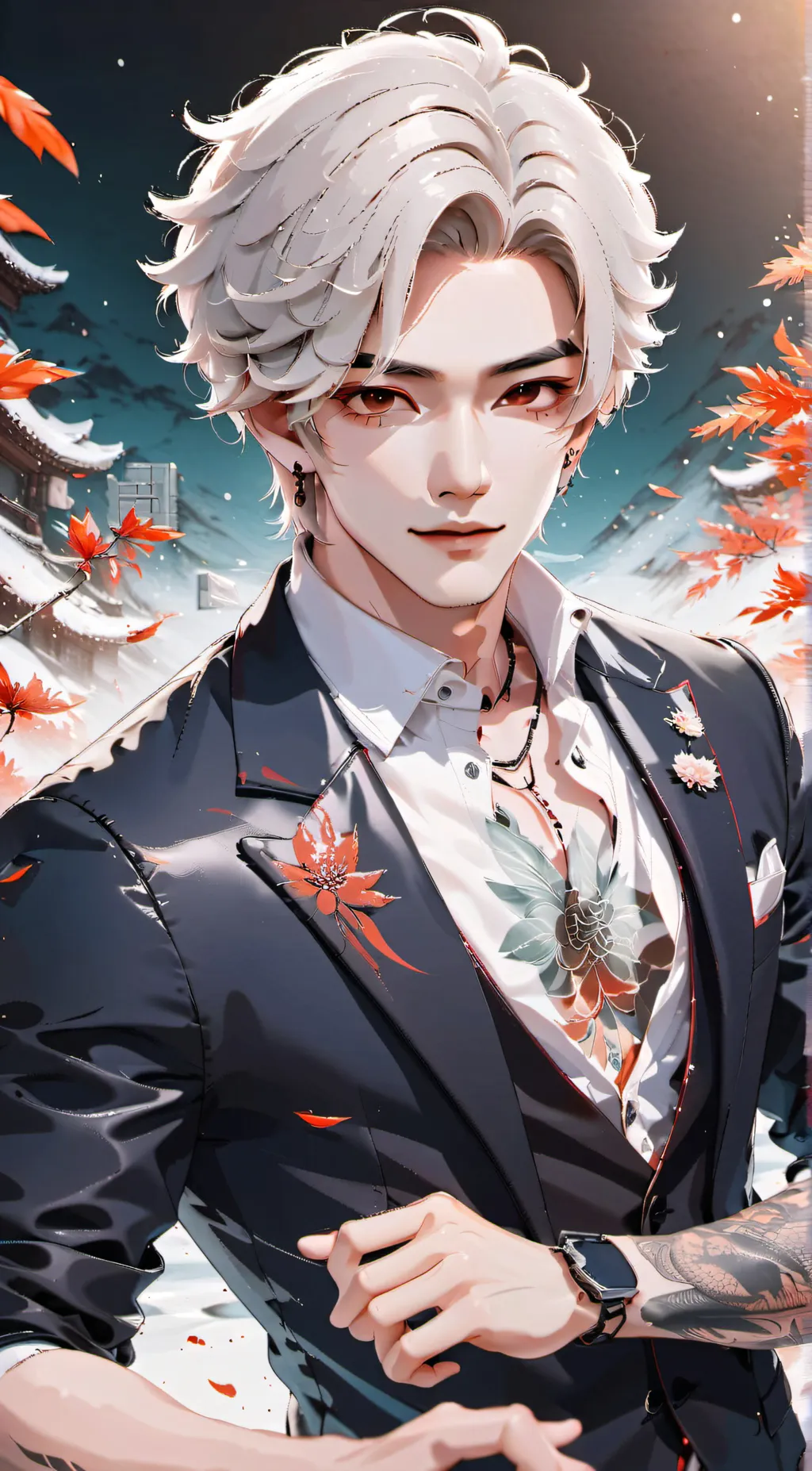 ai character: Hyunjin background