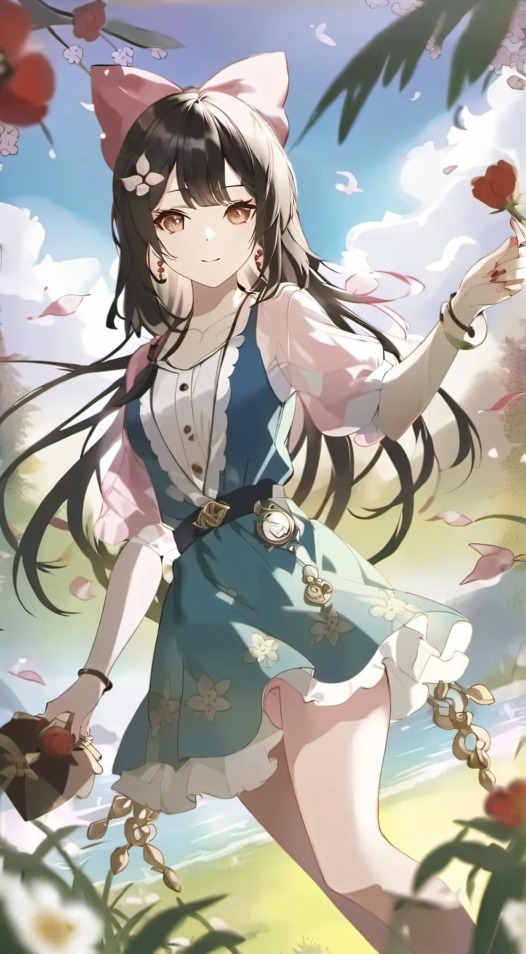 ai character: Girlfriend background